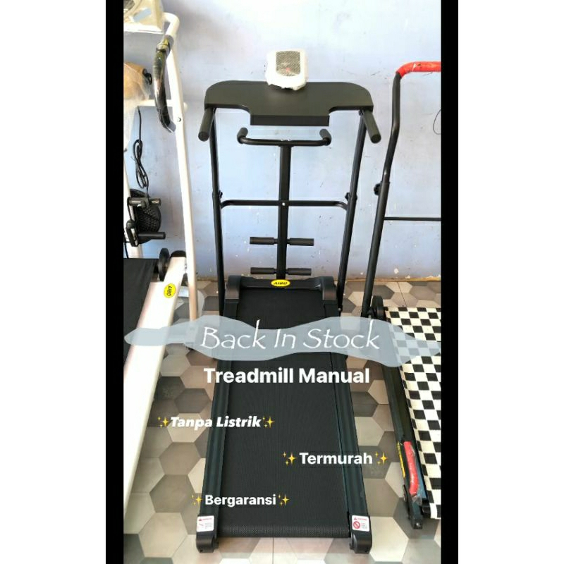 AIBO FITNESS & HEALTH BANJARMASIN-PROMO SPECIAL- BUY 1 GET 3/ Treadmill Manual 003Rp/ Tanpa Listrik/