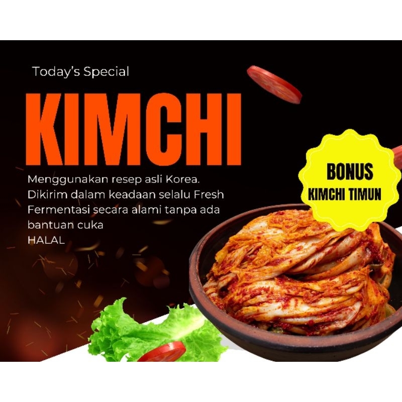 

PROMO !! Kimchi 1kg murah, Kimchi Sawi Resep asli Korea