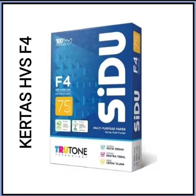 

Ay00! 250 Lembar Kertas Hvs F4 Dan A4