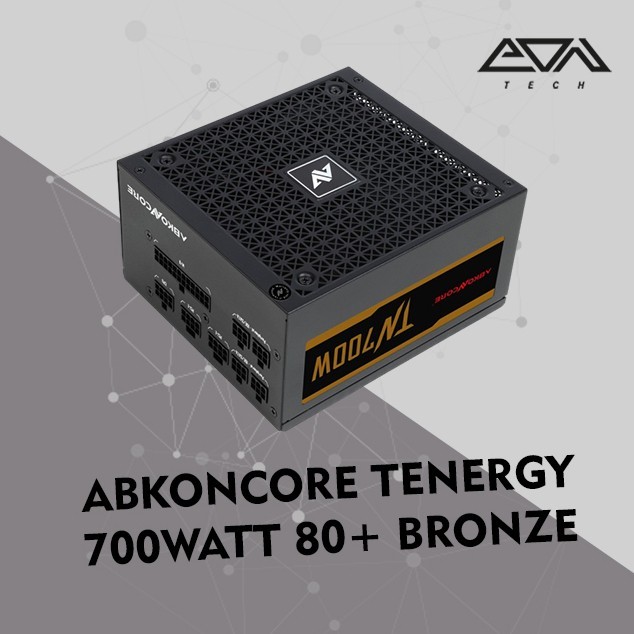 ABKONCORE TENERGY 700W 80+ Bronze Full Modular Power Supply | PSU 700Watt 80Plus
