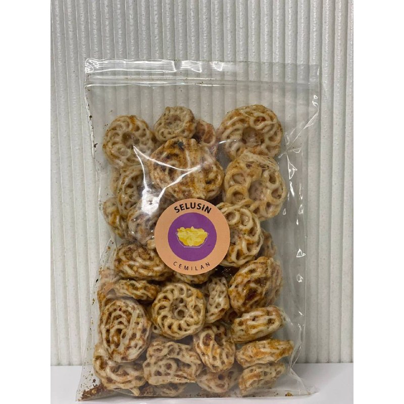 

Kerupuk Mawar Sebring Rafael Pedas 150gram