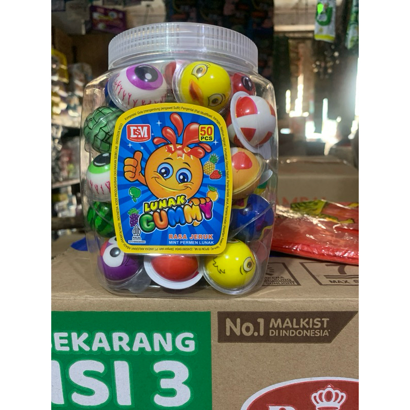 

permen lunak gummy