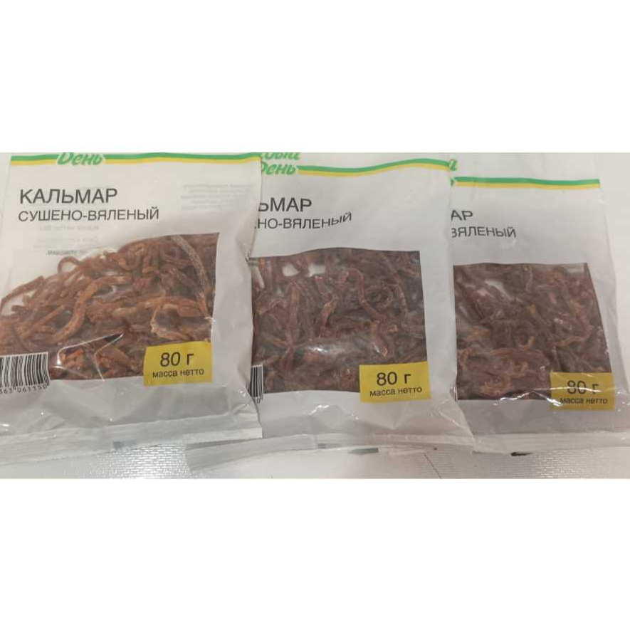 

Squid (Dried) / Кальмар( сушенно- вяленый) 80gr