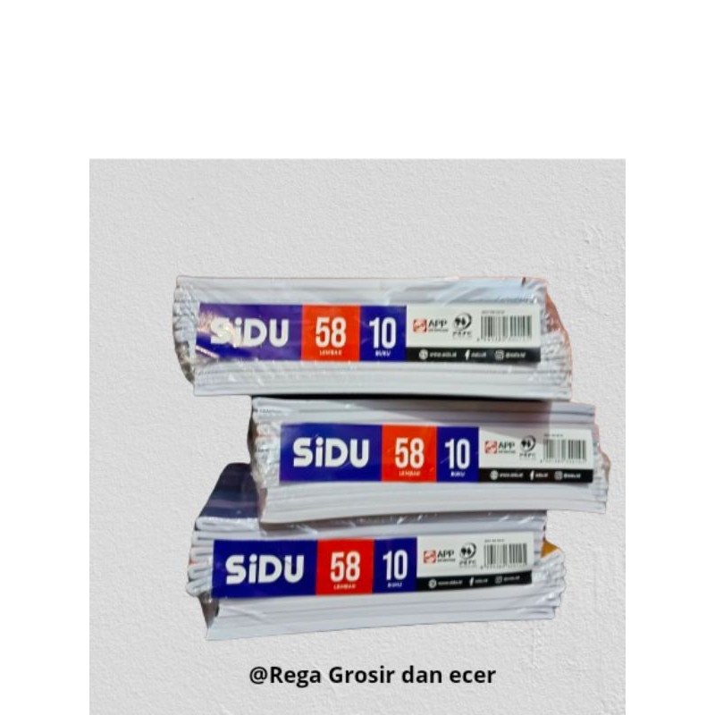 

buku sidu kwalitas tinggi tebal 58 lembar isi 10 buku