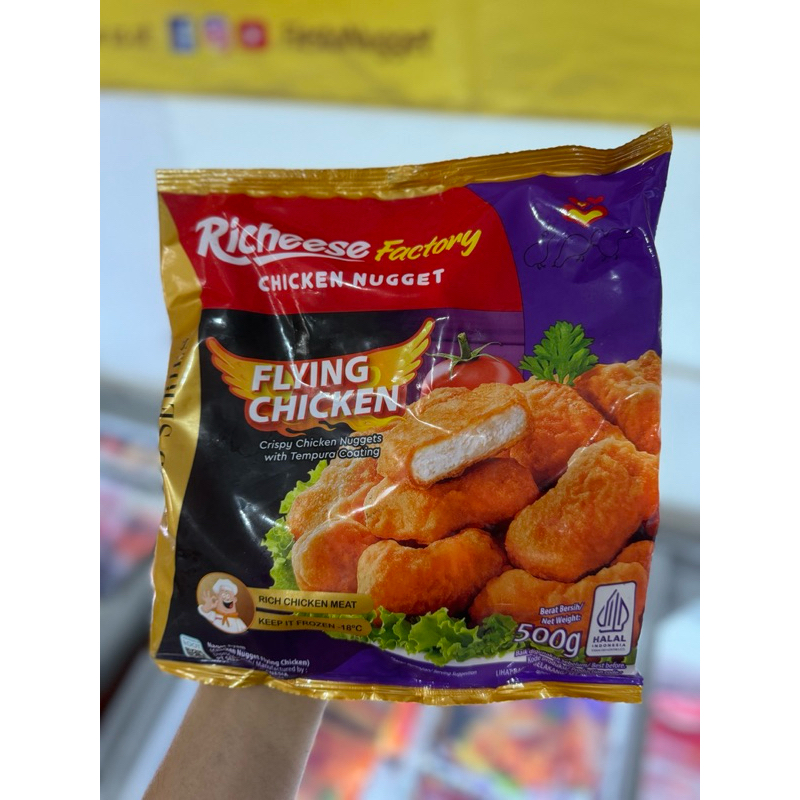 

Richeese Flying Chicken Nugget / Richeese Nuget Tempura 500gr