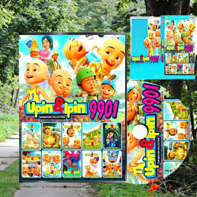 Kaset Koleksi 8 Judul Berbeda Film Upin Ipin Terbaru - Kaset Koleksi Campuran Film Kartun Anak Upin 