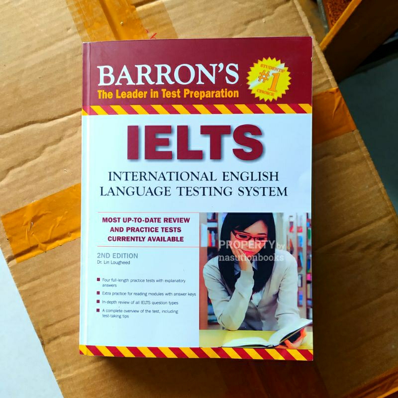 Buku Barron's Leader In Test Preparation IELTS 2nd Edition Lin Lougheed Binarupa Aksara