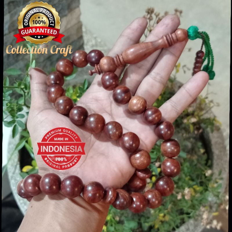 ✅TASBIH KAYU GALIH NAGASARI SUPER ASLI 33 BUTIR 16MM KUALITAS PREMIUM ORIGINAL