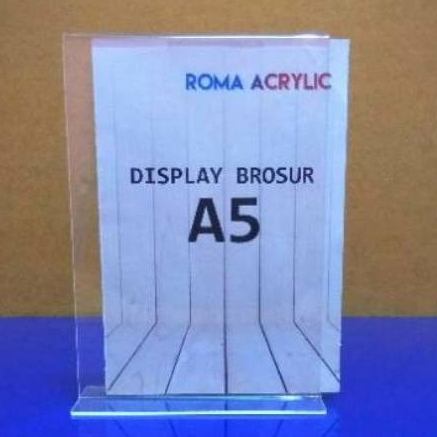 

Acrylic holder Tent Card A5 - Display Menu A5 type T