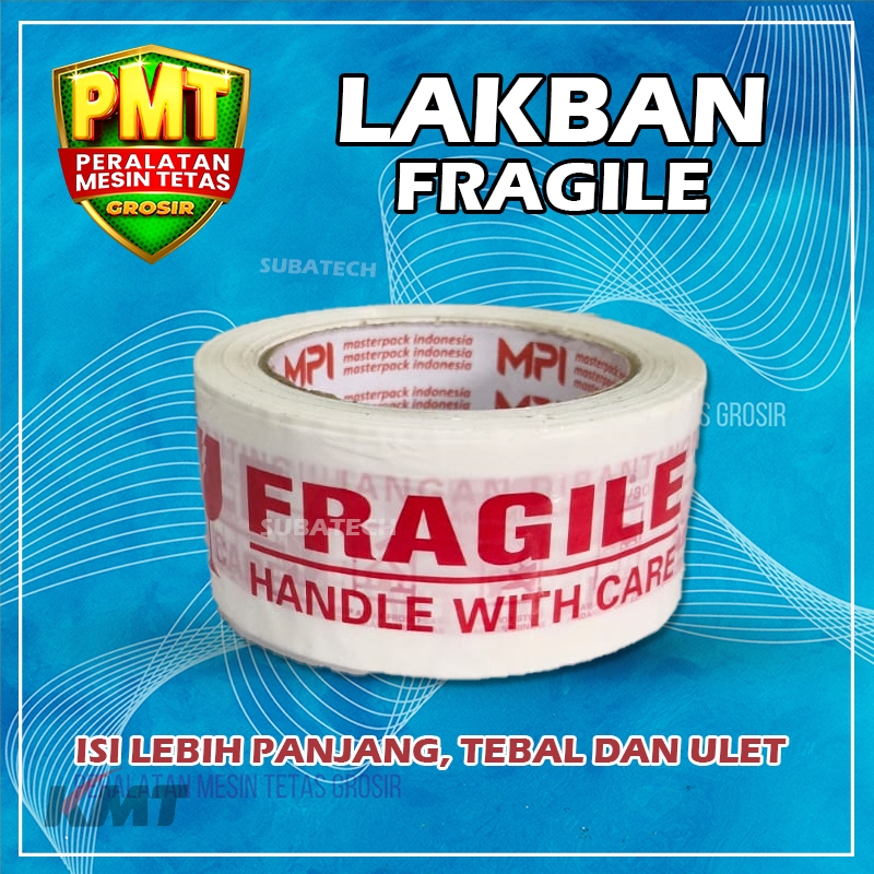 

Lakban Fragile 100 Yard x 45 mm MPI