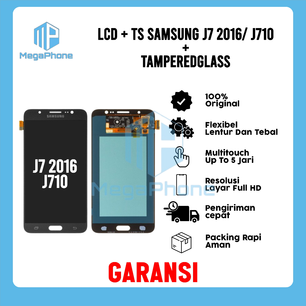 LCD + TS SAMSUNG J7 2016/ J710 ORI FULLSET GARANSI