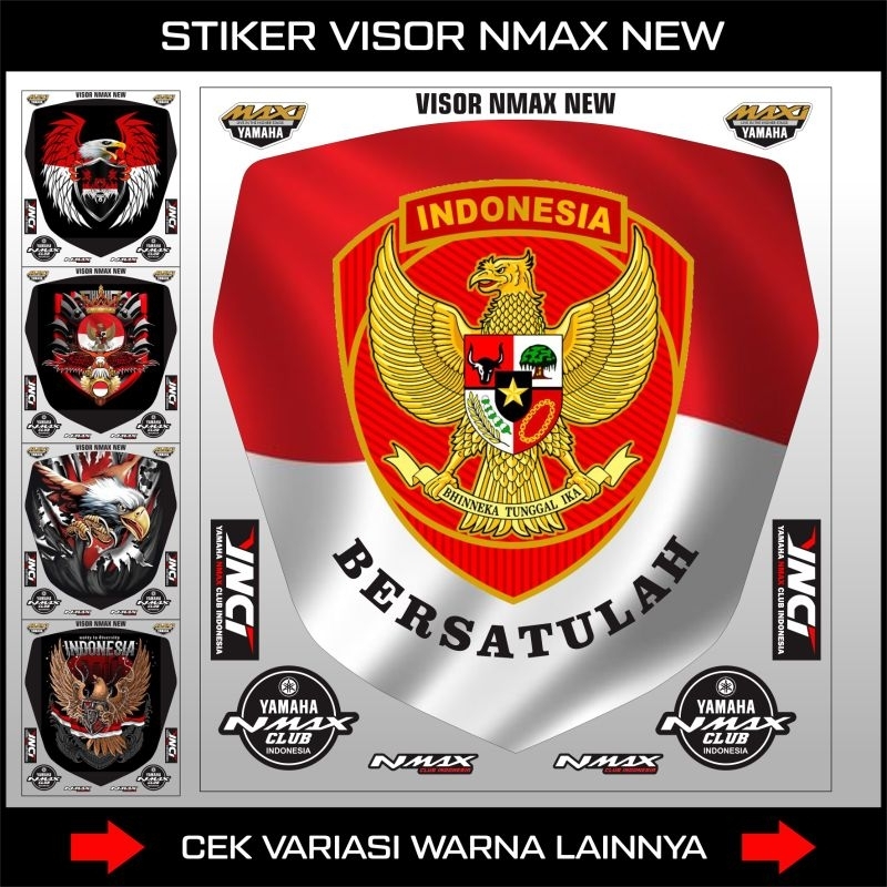 VISOR NMAX NEW / STIKER VISOR YAMAHA ALL NEW NMAX 155 CUSTOM / STICKER WINDSHELD NMAX BARU 2020 - 20