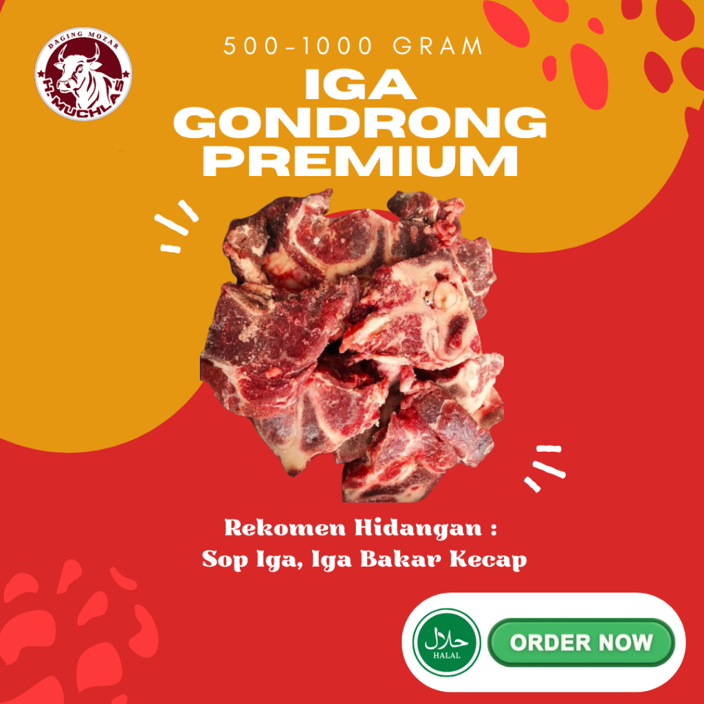 

[FREE BUMBU] IGA GONDRONG 1 KG