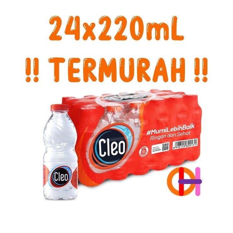 

Air Minum Mineral Cleo Smart Mini 3D SR 220mL 220 mL botol AMDK