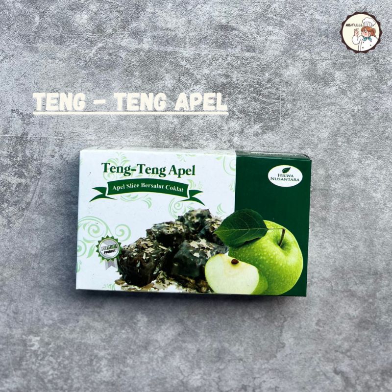 

CAMILAN COKELAT TING TING APEL APPLE SLICE WITH DARK CHOCOLATE ISI 6 BIJI OLEH-OLEH MALANG