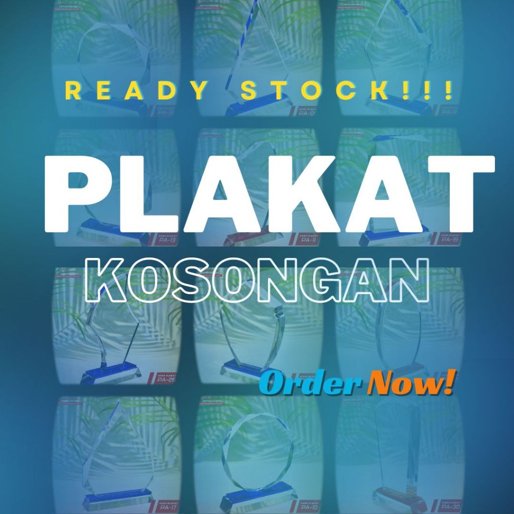 (PLAKAT KOSONGAN) BEST SELLER PLAKAT AKRILIK KOSONGAN/POLOS + CUSTOM BOX BERBAGAI UKURAN