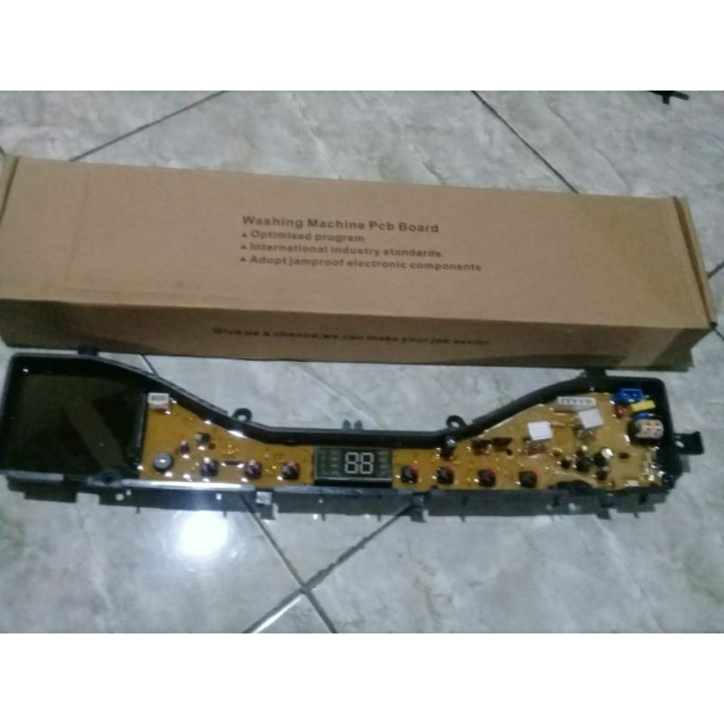 Modul pcb mesin cuci polytron zeromatic 7 tombol