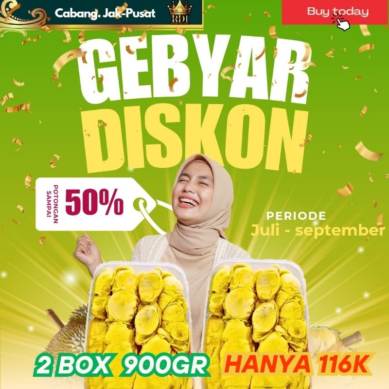 

RDI.cab kota Depok GEBYAR DISKON Durian Kupas PREMIUM by RDI