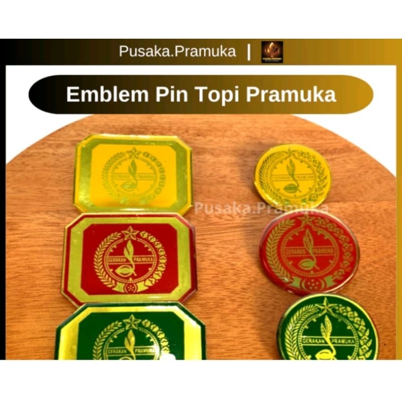 pin topi Pramuka siaga penggalang penegak pin Pramuka bahan berkualitas