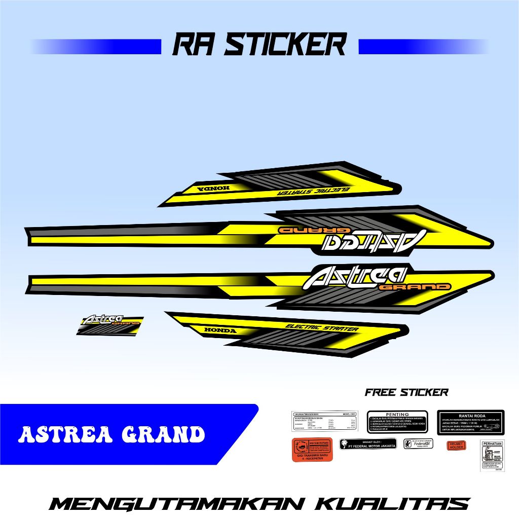 [COD] STRIPING ASTREA GRAND, STRIPING DREAM, ASTREA GRAND, STRIPING ASTREA TERBARU, STRIPING ASTREA 