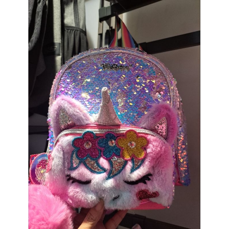 skechers kids backpack twinkle toes tas anak