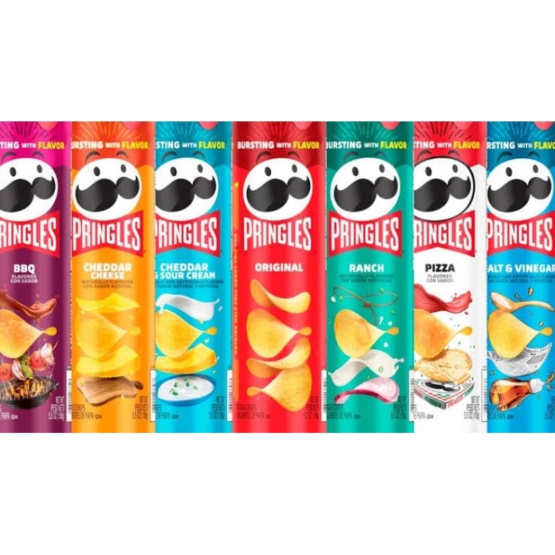 

PRINGLES ISI 4 TOPLES. RASA SESUAI STOK Y ADA