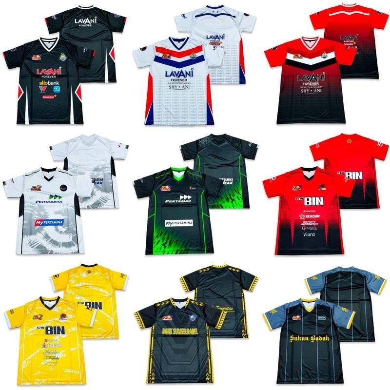 Jersey Voli Volly Volley Voly Proliga Full Printing Cewek Cowok Anak Dewasa Kaos Baju Atasan Olahrag