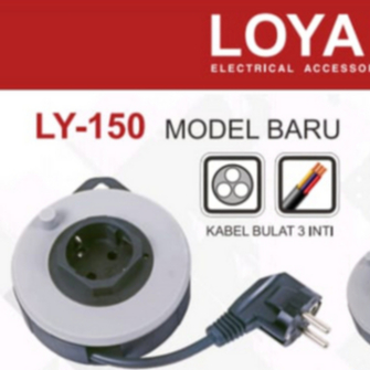 Kabel Roll Mini LOYAL LY-150 | Kabel Box Travel | Stop Kontak SNI 2 M