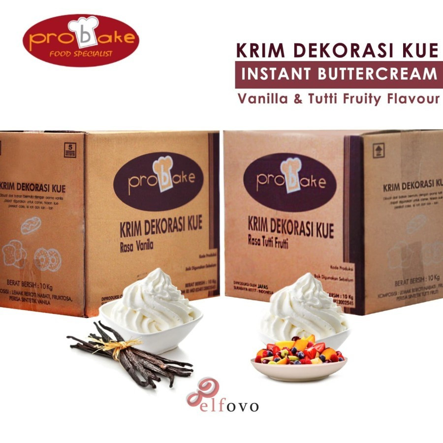 

PROBAKE INSTAN BUTTERCREAM 10KG