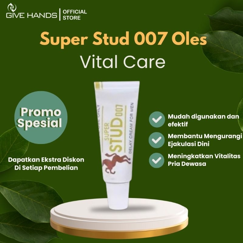 SUPER STUD 007 OBAT KUAT OLES LUAR PRIA DEWASA TAHAN LAMA UNTUK MENCAPAI SURGA BERCINTA