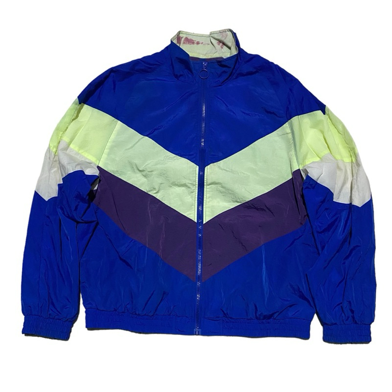 Bershka colorblock windbreaker jacket