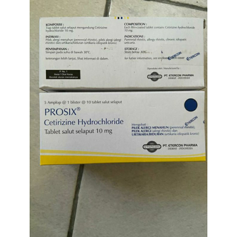 PROSIX tablet untuk alergi biduran , pilek menahun