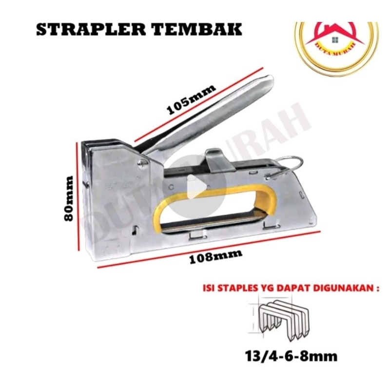

Stapler Gun/Stapless Gun / Gun tacker Stapless Jok motor Bangku dll