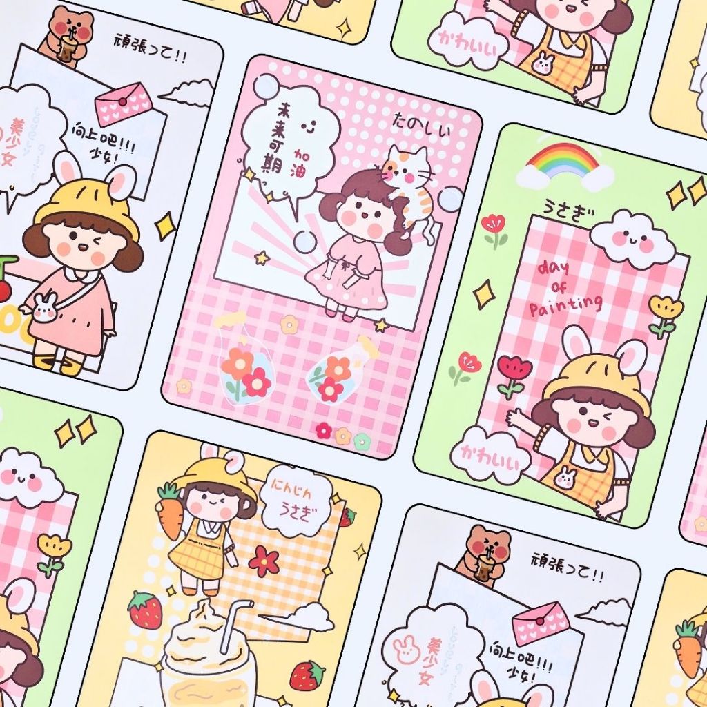 

Notebook Buku tulis A5 dengan variasi cover Lucu Cute Garis Ruled