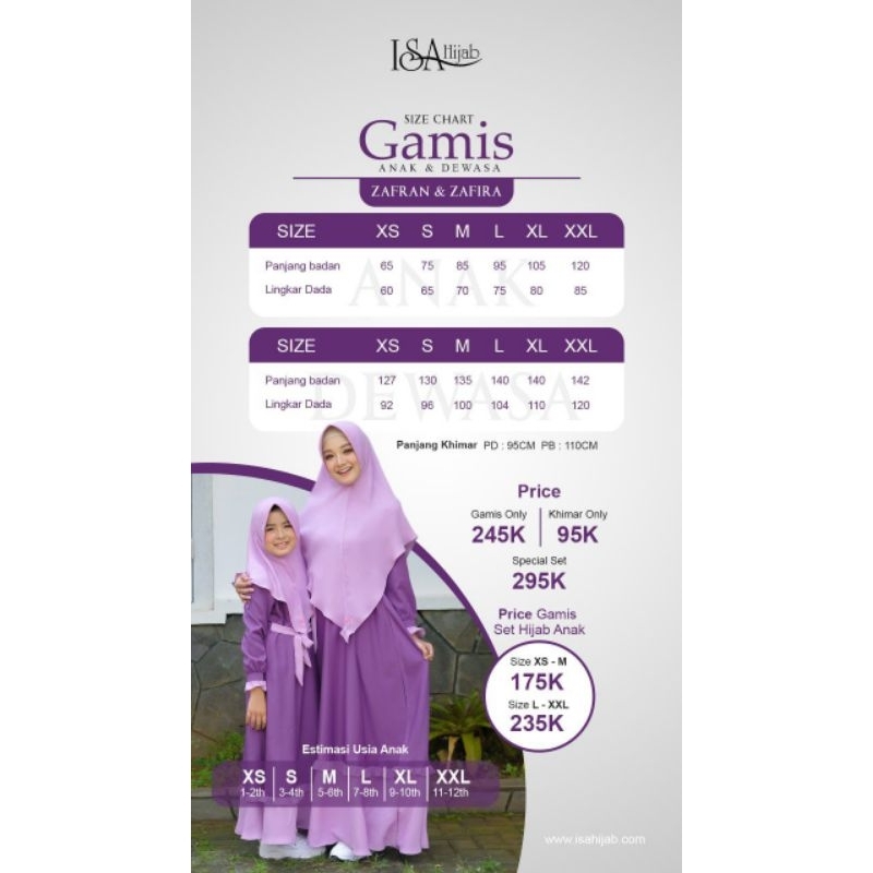 Sarimbit Zafran Zafira by Isa Hijab