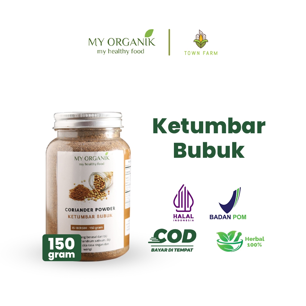 

My Organik Ketumbar Bubuk Bumbu Masak Dapur Rempah Coriander Powder 50gr 100gr 150gr