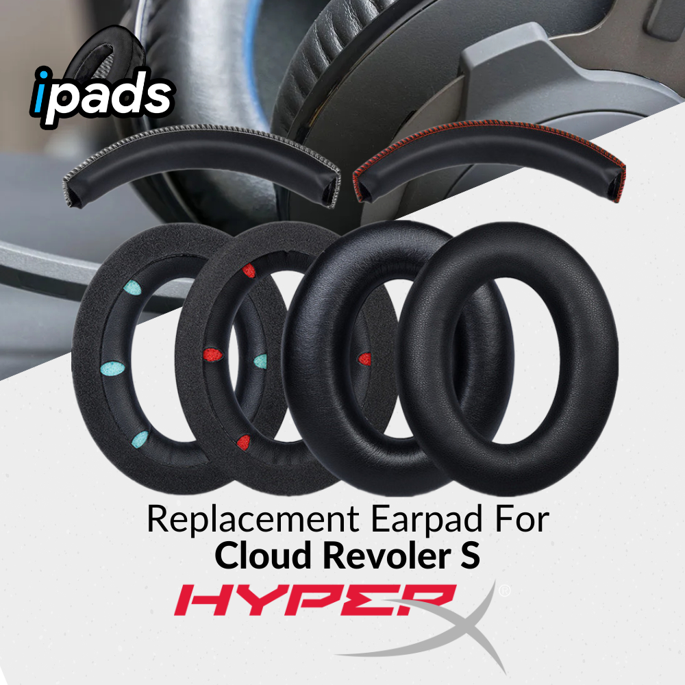 Earpad HyperX Cloud Revolver S Gaming Hyper X Earcup Cushion Foam Busa