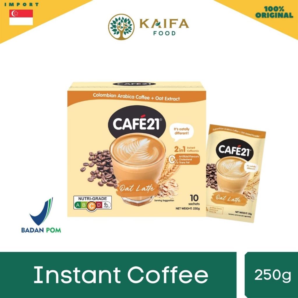 

Cafe21 2in1 coffee mix - Kopi bubuk Arabika Kolombia