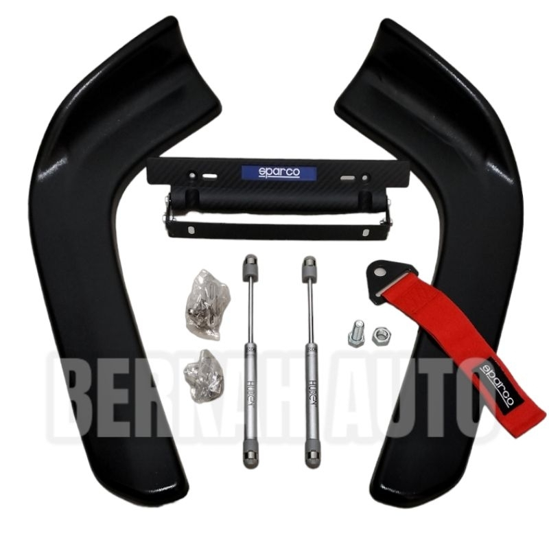 READY Full Variasi Winglet Warna Lips Variasi Bemper Mobil Elf Truk/Engkel Bus Universal Diffuser