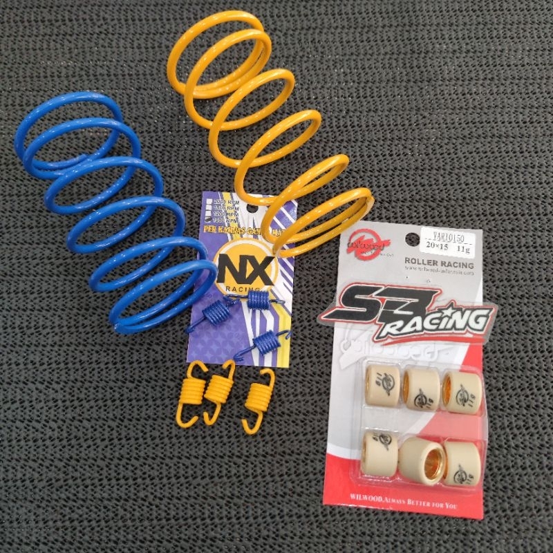 paket per cvt sentri roller BEAT DELUXE GENIO scoopy 2020up NX racing Wilwood 2000RPM 1500RPM 1200RP