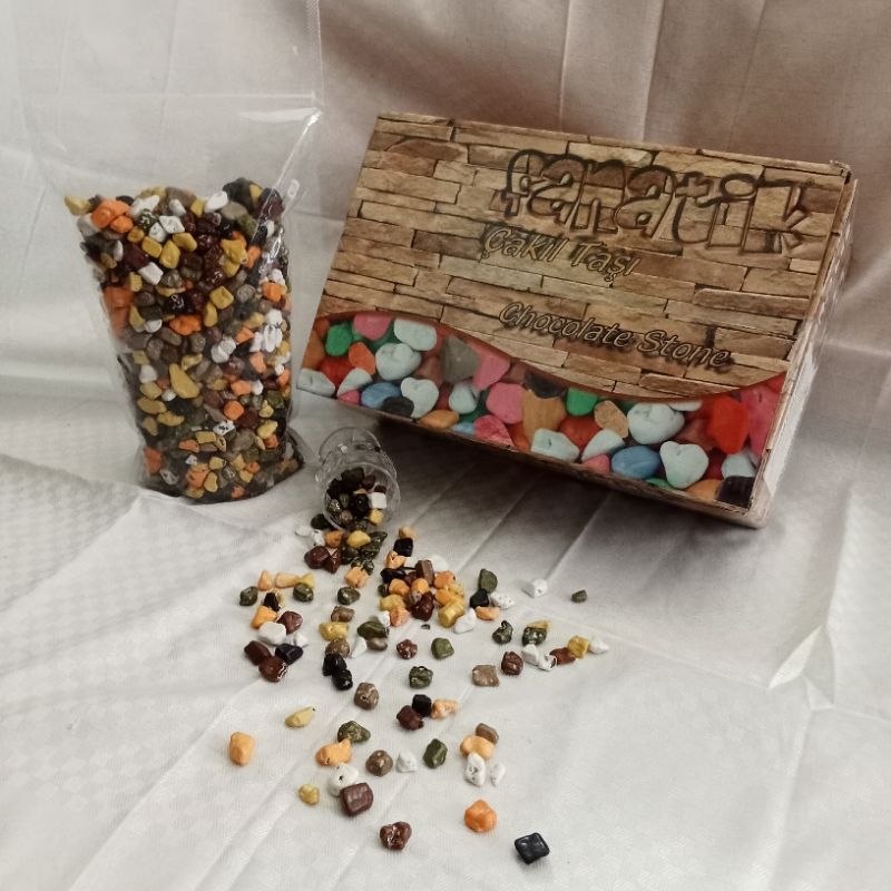 

COKLAT kerikil, coklat batu original oleh-oleh haji umrah 1kg