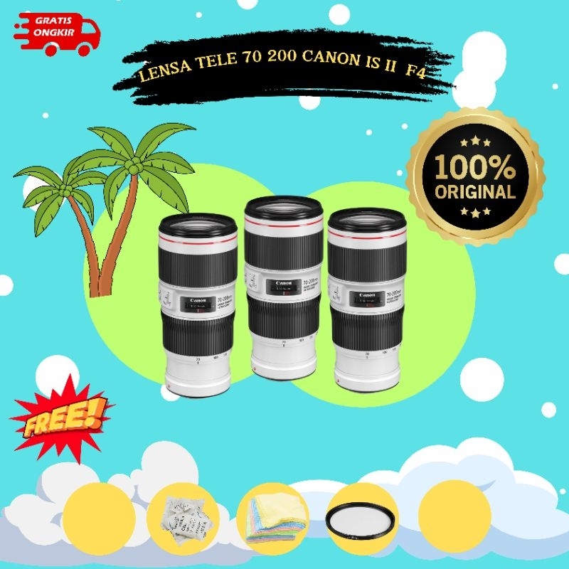 Lensa Canon 70-200mm f 4 is ii usm