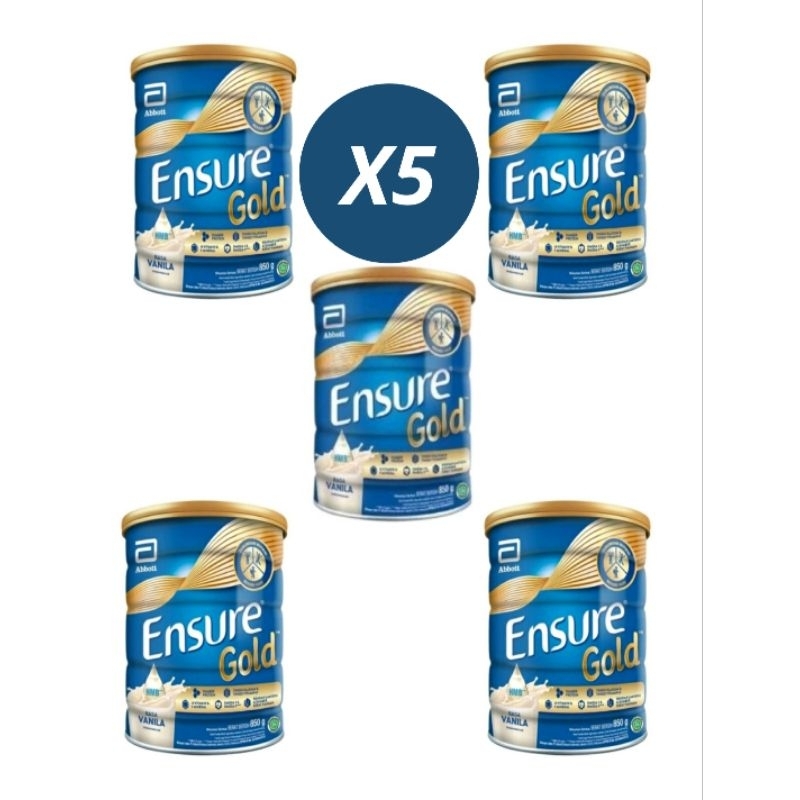 

EXP 2026 ENSURE GOLD X5 PCS VANILA 800gr/COKELAT 850gr