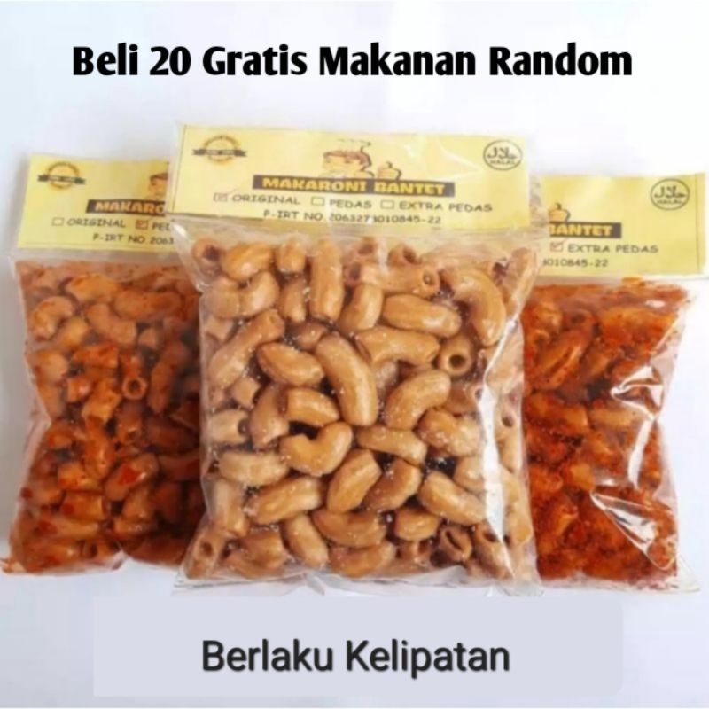 

Makaroni Bantet Cap Koki Snack Tasikmalaya