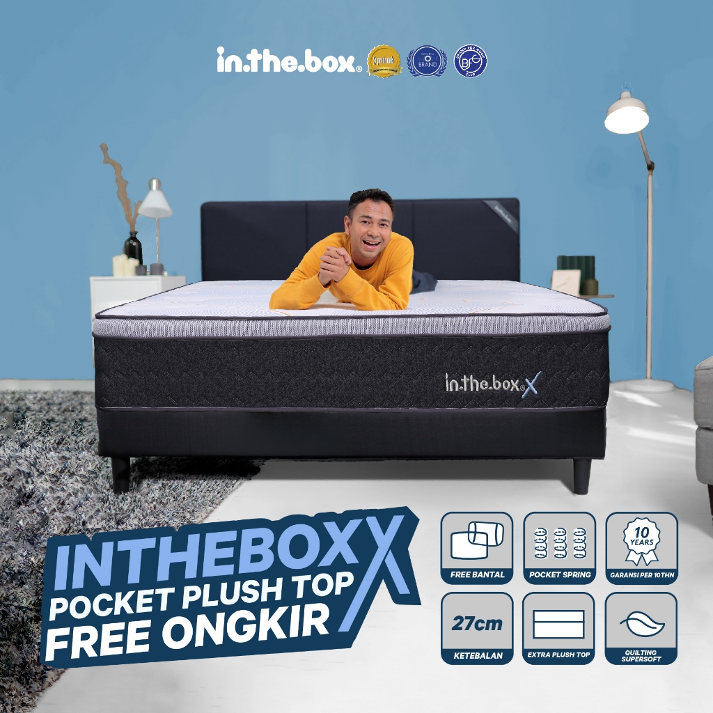 INTHEBOX Ukuran 180 x 200 | FREE 2 Bantal 