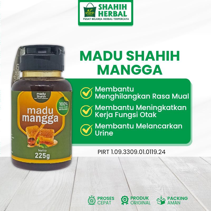 

MADU SHAHIH MANGGA 225gr 100% TANPA GULA