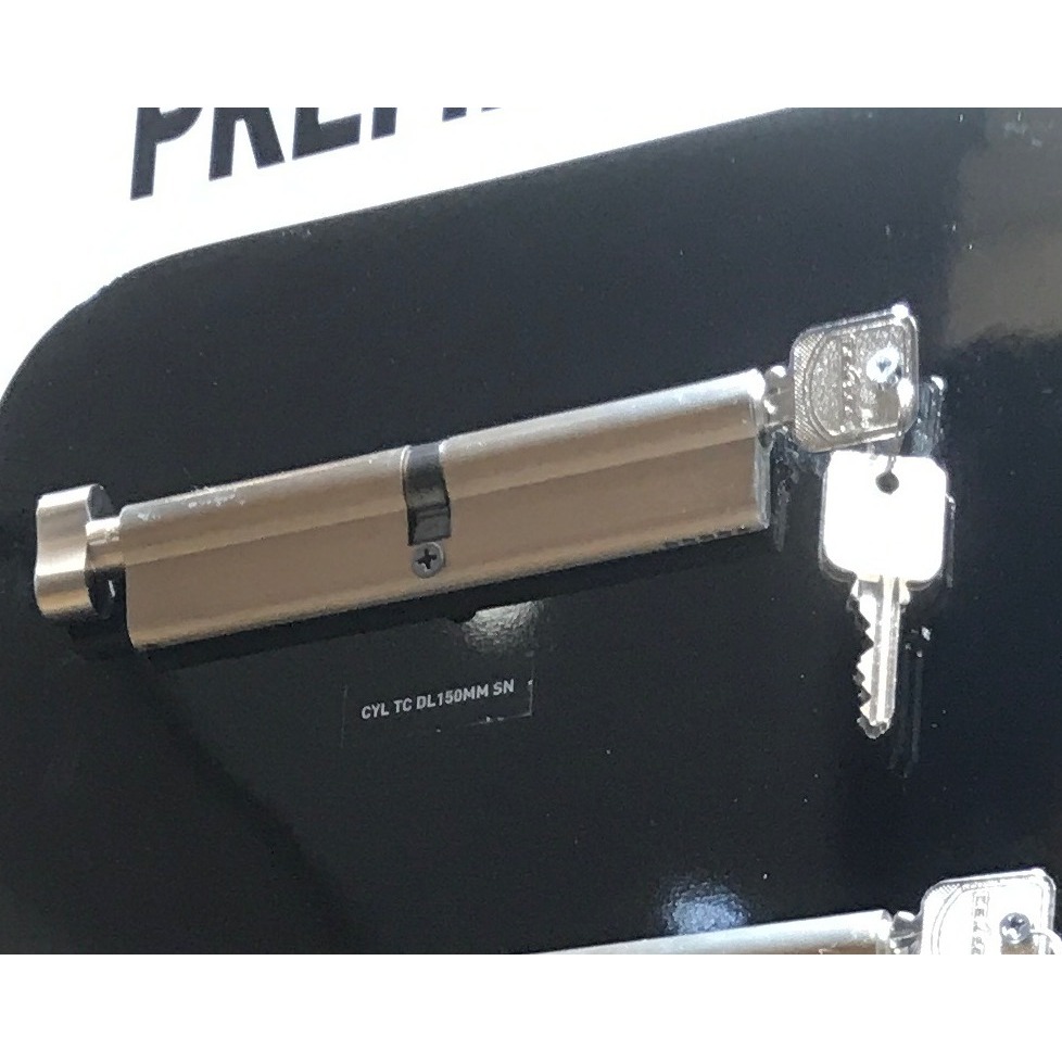 CYLINDER DEKKSON CYL TC DL180MM SN Silinder Kunci Knob putar 18 CM Kunci Silinder CYL TC DL 180 MM D