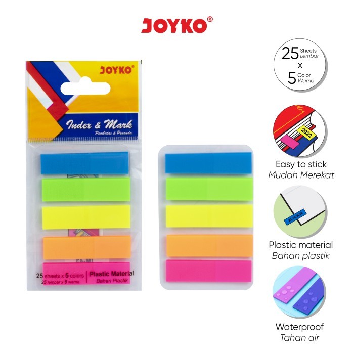 

Sticky Note/Penanda Catatan Joyko IM-43 Plastik