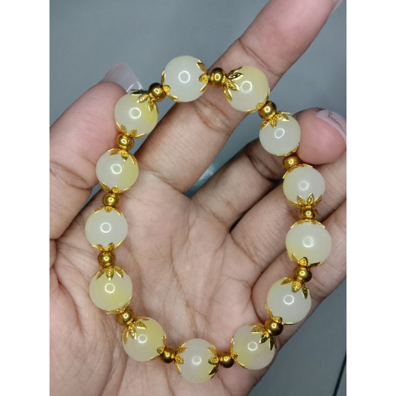 Gelang giok kaca premium