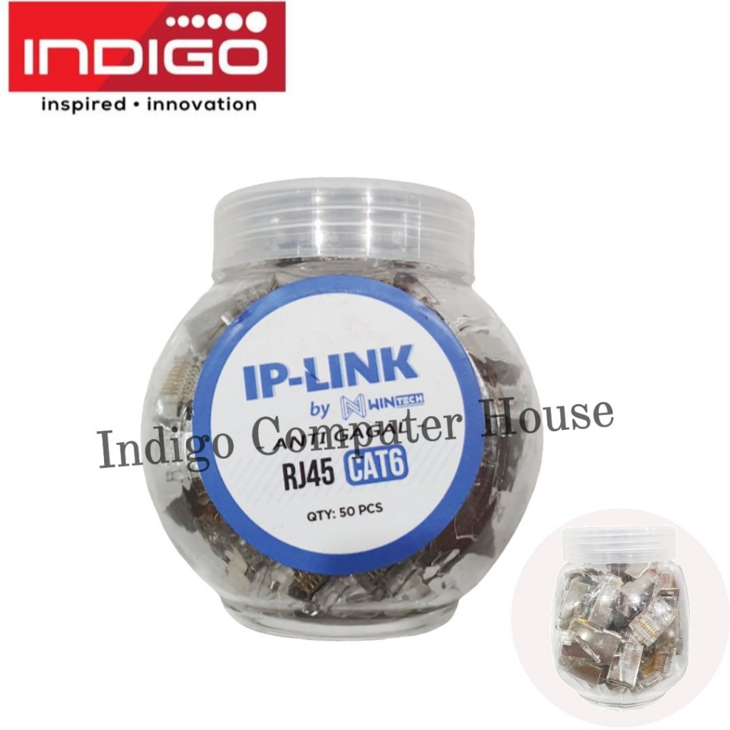 RJ45 IP-LINK CAT6 BESI ANTI GAGAL / RJ 45 IPLINK CAT6 ANTI GAGAL